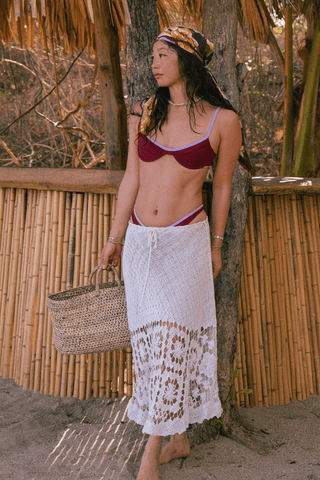 Wired Bikini Top - Burgundy