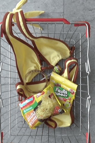 Multi-Tie Bikini Top - Yellow